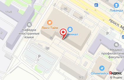 Магазин эротических товаров Эрос в ​ТК Терминал на карте