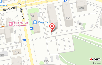 Автостоянка на ул. Ленина, 92 ст1 на карте