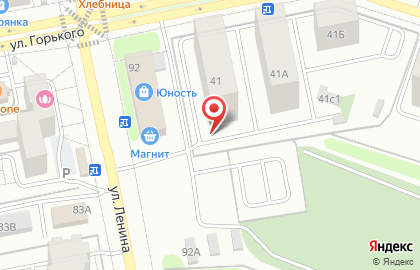 Автостоянка на ул. Ленина, 92 ст1 на карте