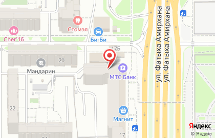 Магазин Глобус Маркет в Ново-Савиновском районе на карте