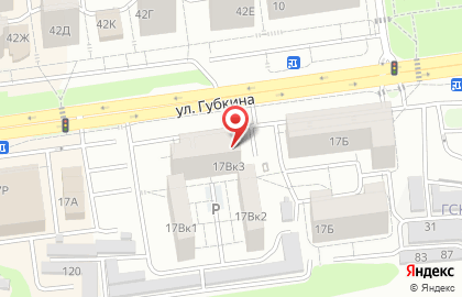 Банкомат КБ Восточный Экспресс Банк на улице Губкина, 17в к 3 на карте