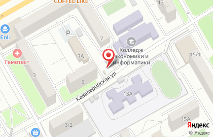 Киоск по продаже хлебобулочных изделий в Ленинском районе на карте