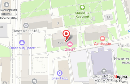 Клиника инновационной косметологии GEN87 на Хавской улице на карте