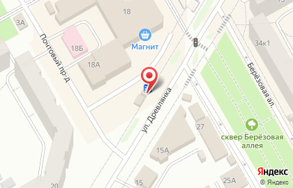 Киоск по продаже фруктов и овощей в Петрозаводске на карте