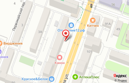 Частное охранное предприятие Барс на Первомайской улице на карте