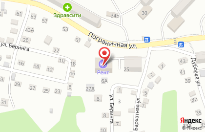 Гостиница Рент на карте