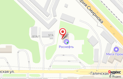 АЗС в Костроме на карте
