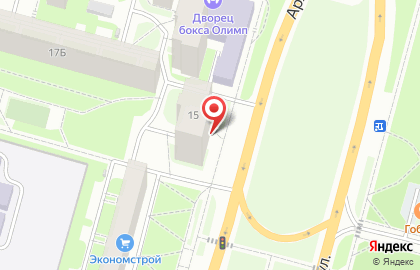 Агентство недвижимости Стимул на Архангельской улице на карте