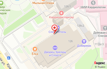 Дворцовая на Красноармейской улице на карте