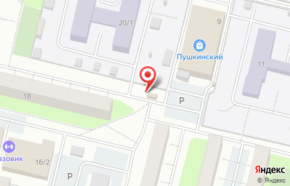 Продуктовый магазин в Сургуте на карте