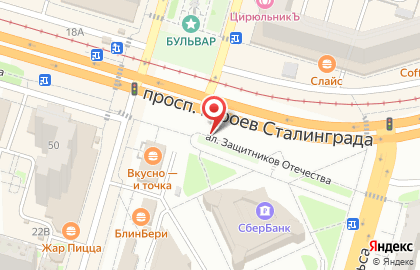 Билборды (6х3 м) от РА Экспресс-Сити в Красноармейском районе на карте