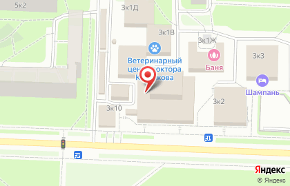 Шаверма Просто Вася на Петергофском шоссе на карте