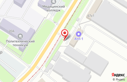 Автостоянка Автопредприятие №1 на карте
