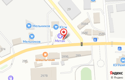 Заправочная станция Метан-трейд на улице М.Горького на карте