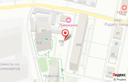 Сауна Парижанка на карте