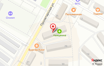 Магазин женской одежды Браво на Пролетарской улице на карте