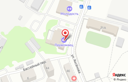 Клуб спортивных единоборств Первомаец в Первомайском районе на карте