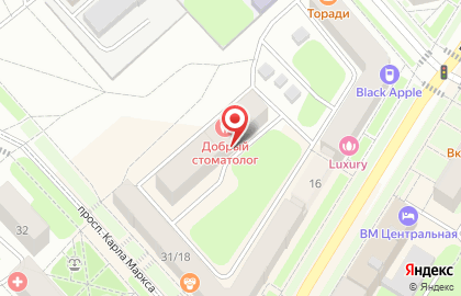 Добрый стоматолог плюс на карте