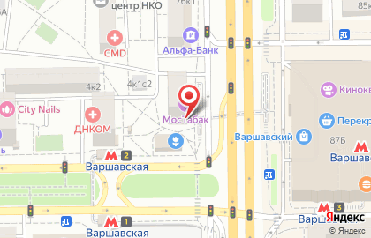Микрокредитная компания РосДеньги на Варшавском шоссе на карте
