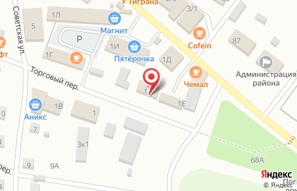 Кедр в Торговом переулке на карте