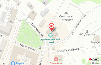 Библиотека городского поселения Верея на карте