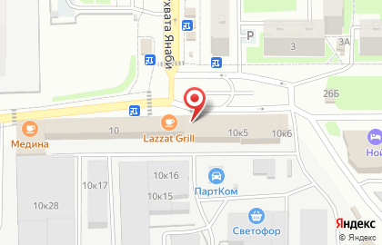 Торговая компания Форда в Калининском районе на карте