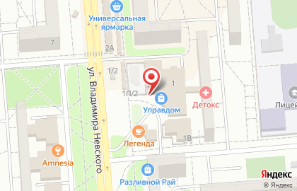 Супермаркет Магнит на улице Владимира Невского, 1 на карте