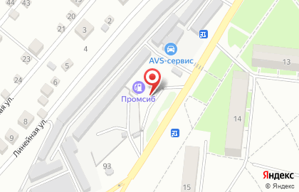 АЗС Промсиб на Боровой улице на карте