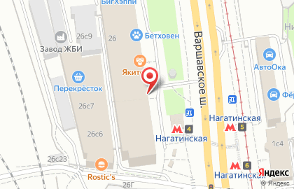 Дом быта Золушка на Варшавском шоссе на карте