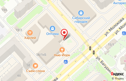 Салон оптики Давыдов в Советском районе на карте