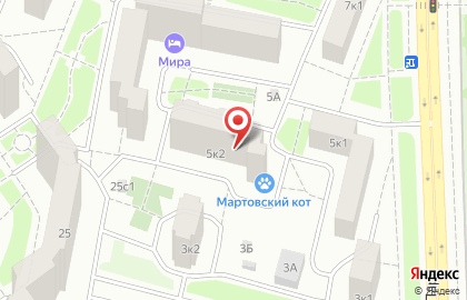 Клиника доктора Шелякова М.А. на улице Марьинский Парк на карте