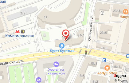 Супермаркет Меридиан на карте