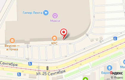 ПланетаZOO на улице 25 Сентября на карте