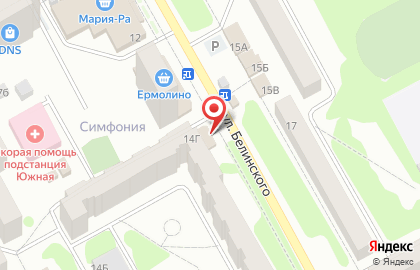 Магазин разливного пива Жбанек в Центральном районе на карте