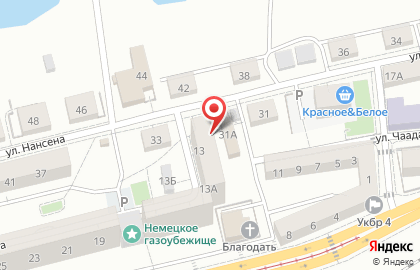 Продуктовый магазин Лекси на улице Нансена на карте