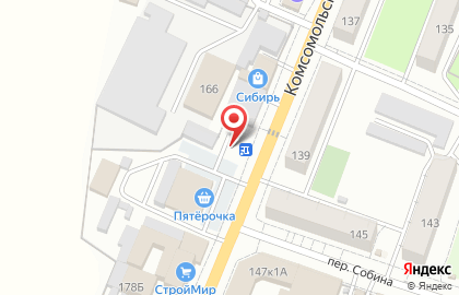 Автомастерская в Барнауле на карте