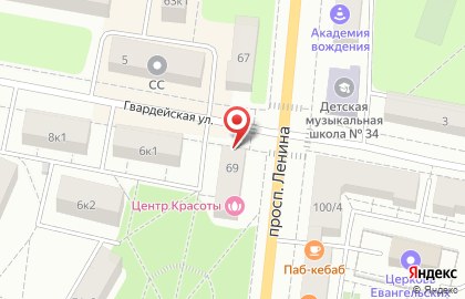 Магазин РосАл в Калининском районе на карте