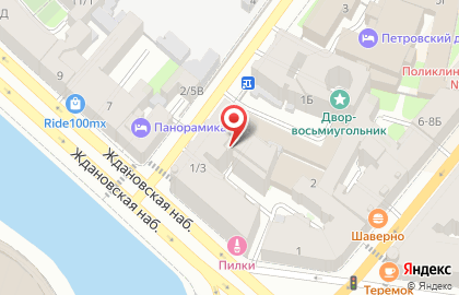 Авек в Петроградском районе на карте