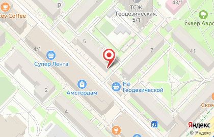 Салон оптики Медоптика-НСК на Геодезической улице на карте