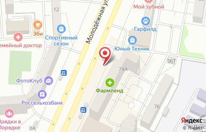 Бережная аптека в Ижевске на карте