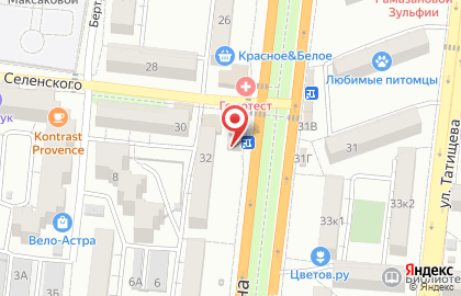 Банкомат ФКБ Петрокоммерц на улице Савушкина на карте