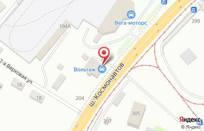 Авто-Европеец на шоссе Космонавтов на карте