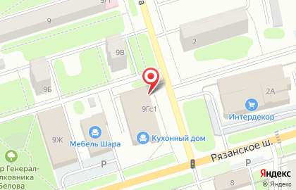 Салон мебели Цвет Диванов на Рязанском шоссе, 9Г на карте