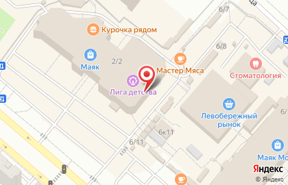 Салон оптики У крота на проспекте Комарова на карте