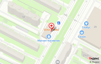 Магазин зоотоваров Енот в Калининском районе на карте