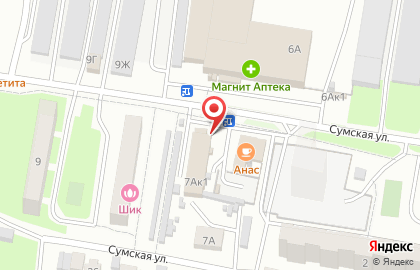 Мясная лавка в Октябрьском районе на карте