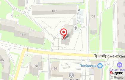 Мини-маркет Мини-маркет на Преображенской улице на карте