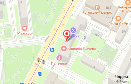 Ломбард Ломбард24.ru на улице Рогожский Вал на карте