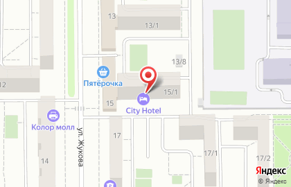 Гостиница City Hotel в Орджоникидзевском районе на карте