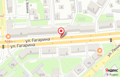 Корея Маркет на улице Гагарина на карте